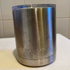 💙Yeti Rambler 10 ounce Stainless Steel with Kronos logo on